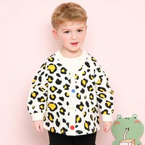 몰리멜리 남아용 치치 레오파드 가디건