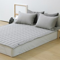 타카타카 코튼마일드 바이오워싱 순면 누빔 고정밴딩패드, 그레이