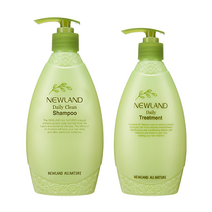 뉴랜드 샴푸 500ml + 트리트먼트 340ml 세트, 1세트