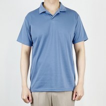 엠앤디 남성용 오픈카라 반팔 티셔츠