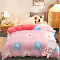 순면 프리미엄 이불커버 + 이불 고정클립 6p 세트 B03, 타입13(이불커버)