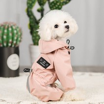 펫포에버 강아지 올인원 레인코트, 인디 핑크