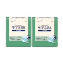 메디프렌즈 봄날 매직테입형 성인용 기저귀 대형, 26개, 20개입