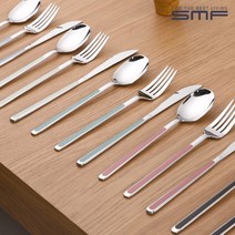 [코렐 코디네이츠] [삼미수저]레이디 컬러 세라믹 양식기세트 3P(색상선택), 선택:01. 블랙