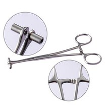 천공기 PHC파일 펀칭기1PC 외과 강철 바디 피어싱 도구 클램프 Septum Tragus 귀 집게 안전 오픈 라운드 플