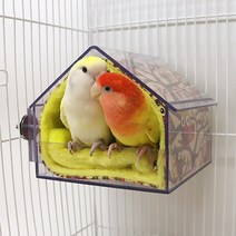 렉산 하우스 극세사 앵무새 침대 포치 소형 새용품 앵무새 새장용품