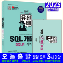 SQL 개발자 SQLD 자격증 시험 교재 책 시대고시기획 2023 정미나 유선배 과외노트