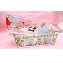 [RA㏓] 신지가토 사각볼 (유리)(일)(205263 205218) 캐릭터식기 아동그릇 보울 어린이 용보울 그릇 ▷_§Ea, §§_동물원(205218)