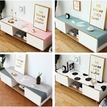 알럽홈 미니멀 패브릭 테이블플래그 덮개, 핑크디어