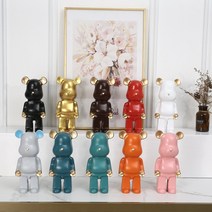 르퀘아 베어브릭 피규어 28cm 인테리어 소품, 브라운