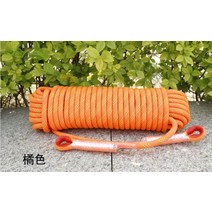 새로운 등산 로프 1m-30m 야외 비상 마모 방지 10mm 직경 고강도 하이킹 액세서리 도구, 주황색, 파라코드-30m