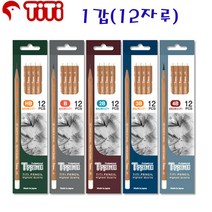 티티 티프라임 전문가용 미술용연필 12자루포장 미술연필, 1개, 3B