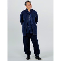 백제의 겨울용 마고자 3피스 코트 두루마기 남성 개량 한복 생활한복 남자 승복 절복 법복