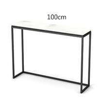 대리석 이동식 바 테이블 카페 조리대 접이식 보조 아일랜드 접이식 미니 확장형 주방 홈바, 조립형, B타입 블랙(가로100 너비30 높이75)