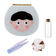 WENYAN 신생아 소년 소녀용 치아 요정 상자 치아 보관 정리함 보호기 상자, 11.2cmx10.2cmx4.3cm, 나무 ABS