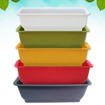 컬러텃밭화분 플라스틱화분 상추화분, 그린