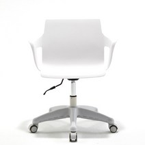 체어렉스 엔트 인테리어 학생 책상 의자 회전형, 화이트, 1개