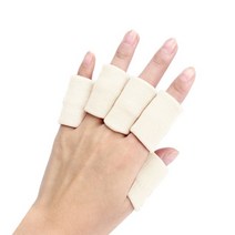 손가락부목 손가락아대 보호대 교정 깁스 10 개대 byepain 손가락 중괄호 부목 슬리브 엄지 지원 보호대 부드러운 편안한 쿠션 압력 안전 탄성 통기성, 하얀