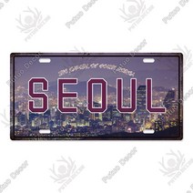 오토바이 번호판 스티커 튜닝 브라켓 Putuo 장식 Capital 번호판 금속 사인 플라크 빈티지 주석 레스토랑, 19 LP1341_01 5.9x11.8inch
