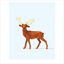 Preiser 29517 디오라마 미니어처 테라리움 사슴 동물 피규어 모형 1:87 사이즈