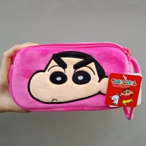 센스집 디즈니 짱구 캐릭터 필통 파우치 펜케이스, 짱구_핑크