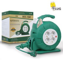 엘턴 러그박스 오토릴 자동릴 15M (LUG-GZ10), 1, 1