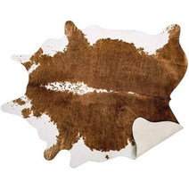 소가죽 카펫 아메리칸 스타일 소가죽 러그 침실 거실 귀여운 동물 프린트 카펫 인조 소가죽 러그 홈 장식