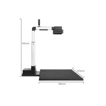 화소 비파괴스캐너 실물 화상기 자격증 셀프 스캔, 골드 1200만화소 A4 하드베이스 듀얼카메라