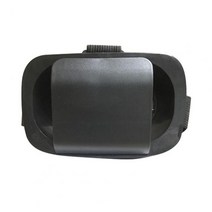 VR vr 안경 글라스 헤드셋 게임 브이알 인체 공학적 디자인고 선명도 비전 개선 된 시각적 경험 액세서리 3d 가상 현실 고글, 검은색