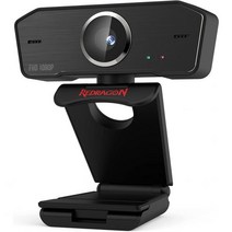 정품 듀얼 마이크가 내장된 Redragon GW800 1080P PC 웹캠 360° 회전 - 2.0 USB 컴퓨터 웹 카메라 온라인 강좌 화상 회의 및 스트리밍을 위한 30F