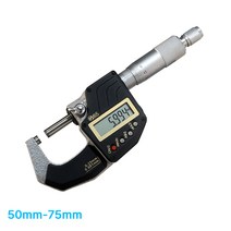 디지털 외경 마이크로미터 방수형 IP65 마이크로메다 50mm-75mm 정밀측정, 1개