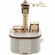 오르골 목재 입체퍼즐 - 영공방 인천국제공항, 단품, 단품