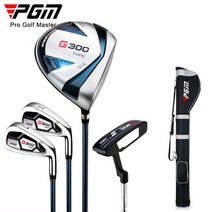 PGM G300 남성 초보자 입문용 티타늄 골프채 풀세트 MTG025, 카본 R급 4종세트+골프가방A