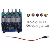 음성식별 2x50W 100W 블루투스 5.0 TPA3116D2 파워 서브 우퍼 앰프 보드 2.1 채널 w3aj, [01] A