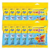 아모스 탱탱아이클레이 10p, 하늘색, 50g