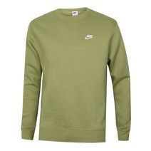 나이키 스몰로고 남자 여성 기모 맨투맨 긴팔티셔츠 그린 BV2662-334