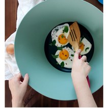 실리콘 후라이팬가드 기름튐 방지 프라이가드 밸류세라믹 프라이월 24cm, 오트밀 24cm