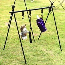 캠핑행거 아이언행어 70x62, 캠핑거치대 인디언 아이언행어 70x62