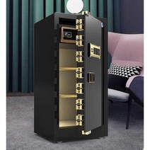 지문 문서 도난 방지 대형 금고 비밀 대용량 가정 캐비넷 전자 스토리지, 06 80검정 WIFI 지문 암호 키(모니터링