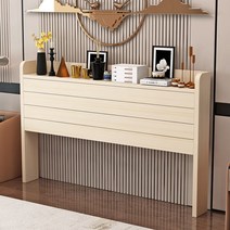 침대 헤드 프레임 더블 부속 머리판 퀸 싱글 라지 호텔 수납형 킹 원목 슈퍼싱글 보드, 수납형 내츄럴