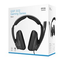 EPOS 젠하이저 게이밍 헤드셋 GSP 302 블랙