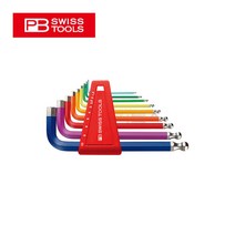 피비스위스툴 무지개 볼렌치세트 숏타입 9P 육각렌치 L렌치