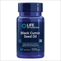 라이프익스텐션 블랙 커민 씨드 오일 500mg x 60 소프트젤, 1개, 기본