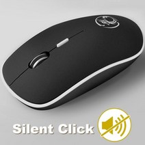 (에서 선박 us) 2.4GHz 무선 마우스 USB 광학 인체 공학적 마우스 PC 노트북 컴퓨터 마우스 PC 용 마우스, CHINA, Black Silent 옵션