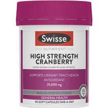 스위스 얼티부스트 하이 스트렝스 크랜베리 25000mg 소프트젤, 2. 90 캡슐, 2개, 90정