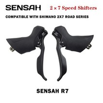 자전거구동계 sensah road 자전거 브레이크 시프트 레버 시프터 2x7 2x8 2x9 2x10 2x11 2x12 speed 11v bike for phi, rr7 2x7s