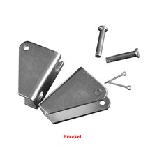 엑추에이터 고정 u 브래킷 선형 액추에이터 모터 설치 마운트, 2개