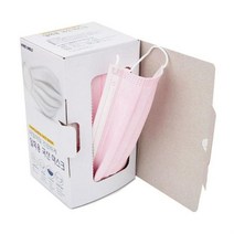 프리미엄 케이 3중구조 일회용마스크50매입 핑크 일반마스크 미세먼지마스크 패션마스크 코마스크 일회용마 Bellos^^&&^^+++, Bellos 상품선택