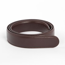 비투비월드 자동버클 교체용 가죽 벨트띠(브라운)/남성 리필 허리띠1_17