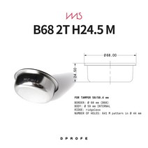 IMS 바스켓 커피머신 포터필터 B68, B682TH24.5M